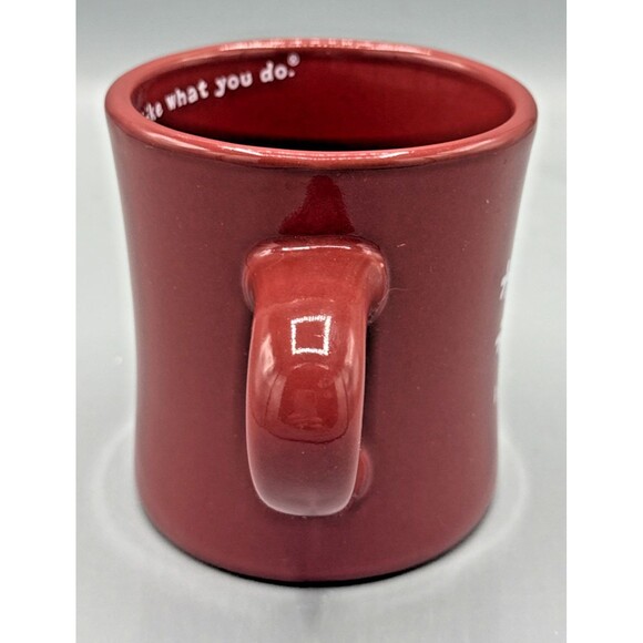 Life Is Good Ceramic Mug/Cup Red Snowflake "Do What You Like Like What You Do" - Picture 6 of 11